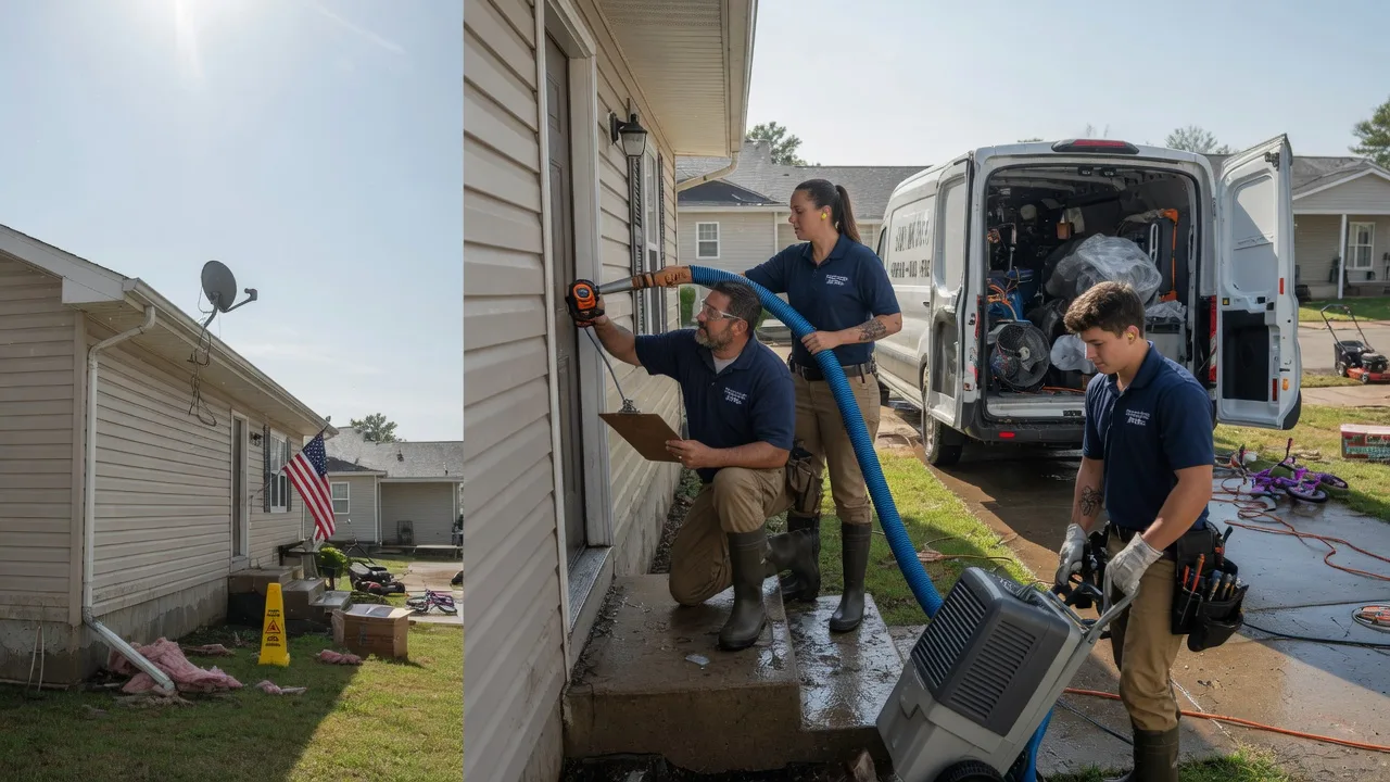 Ceiling Water Damage Restoration in Burlington, NJ near me